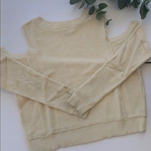 Woman’s Cold Shoulder Sweater